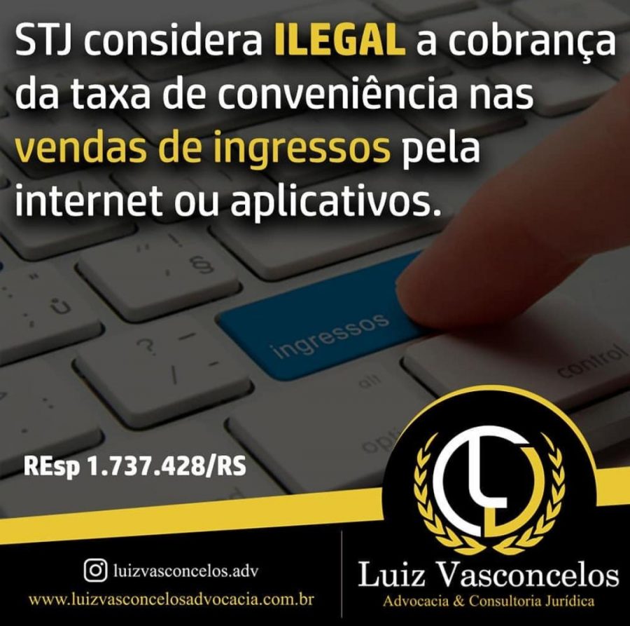 STJ CONSIDERA TAXA DE CONVENIÊNCIA ILEGAL