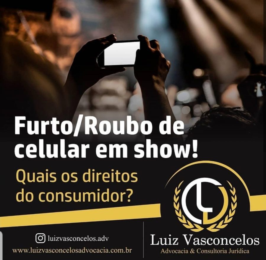 FURTO/ROUBO DE CELULAR EM SHOWS