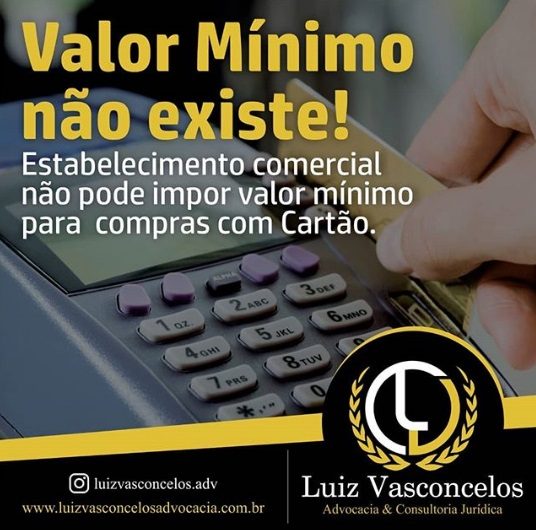 VALOR MÍNIMO NÃO EXISTE!